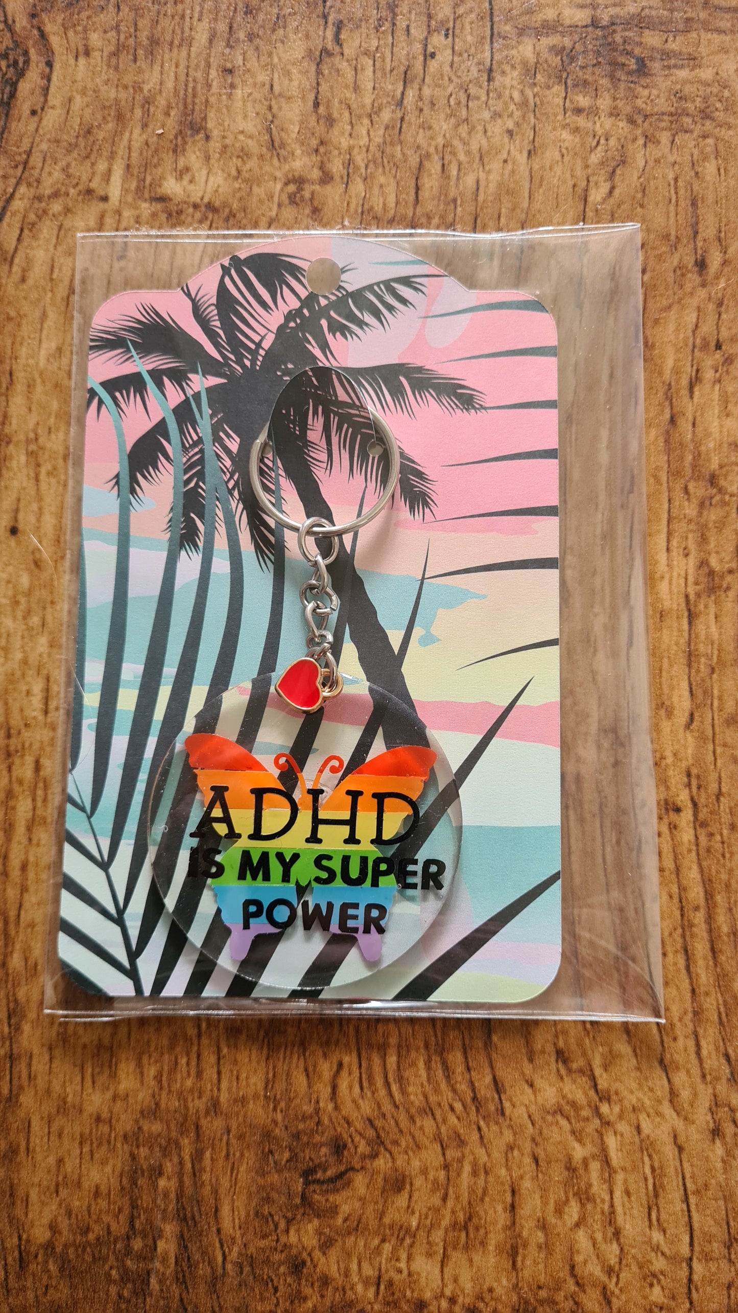 ADHD is my super power keyring