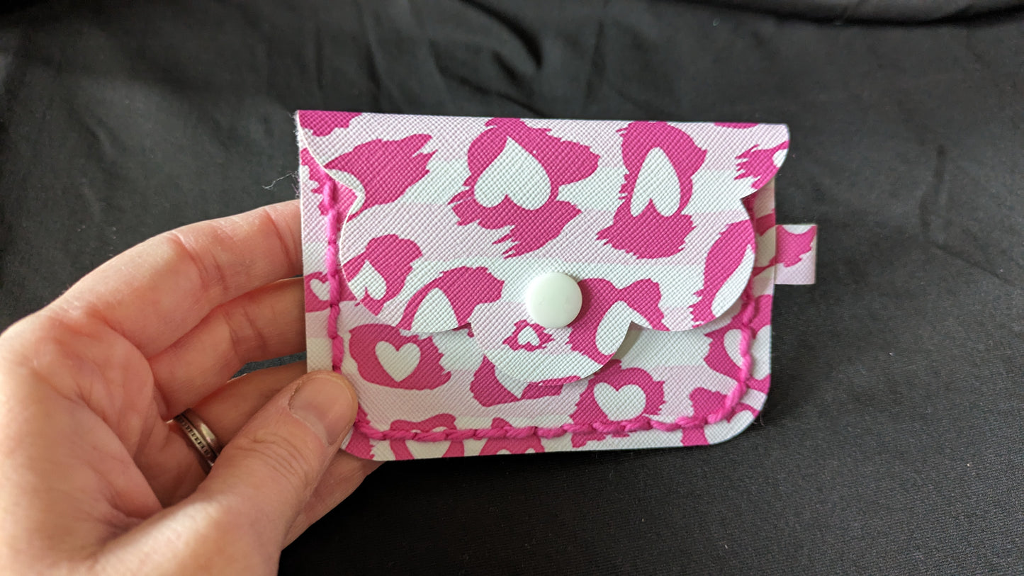 Hearts coin purse