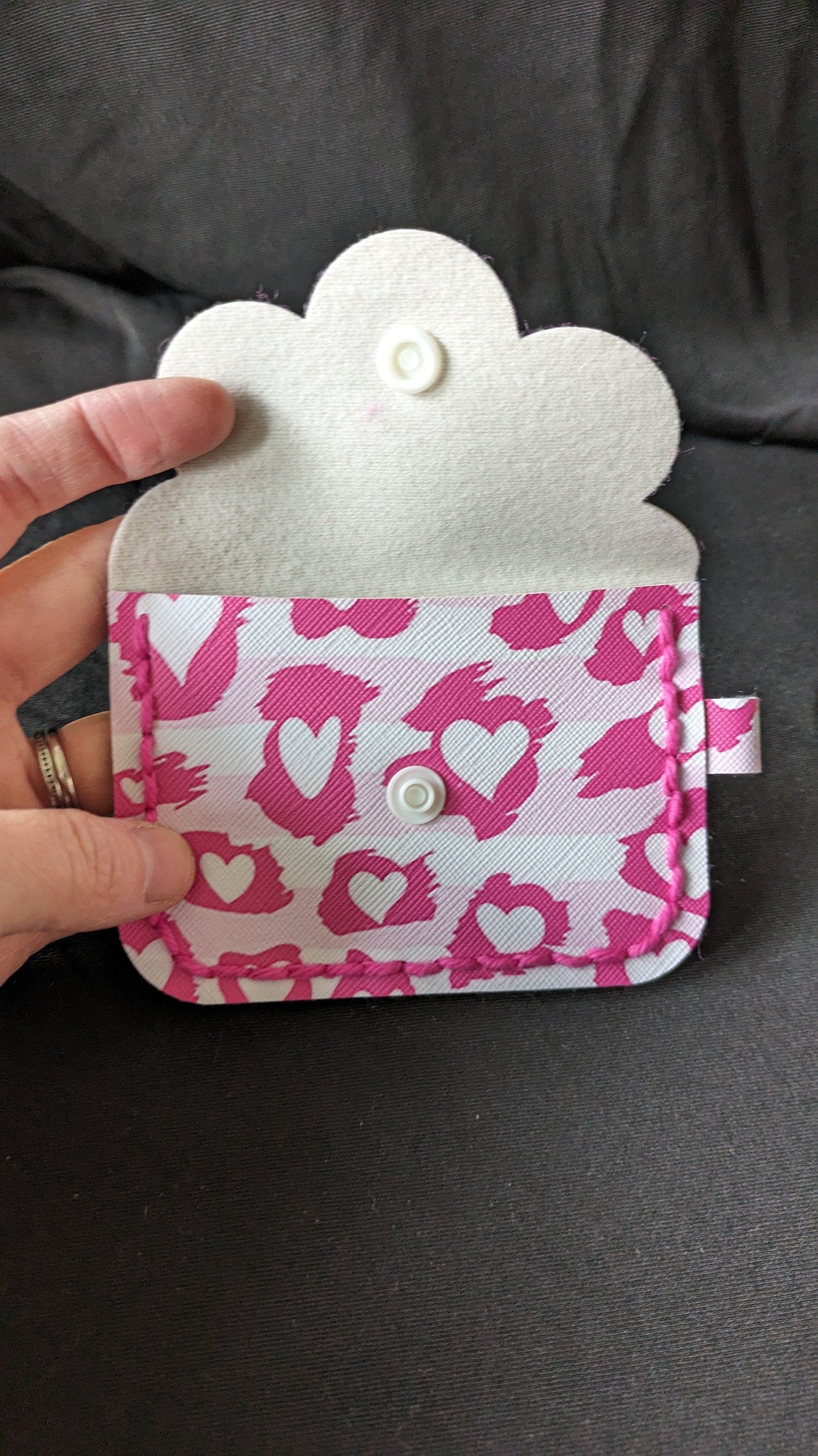 Hearts coin purse