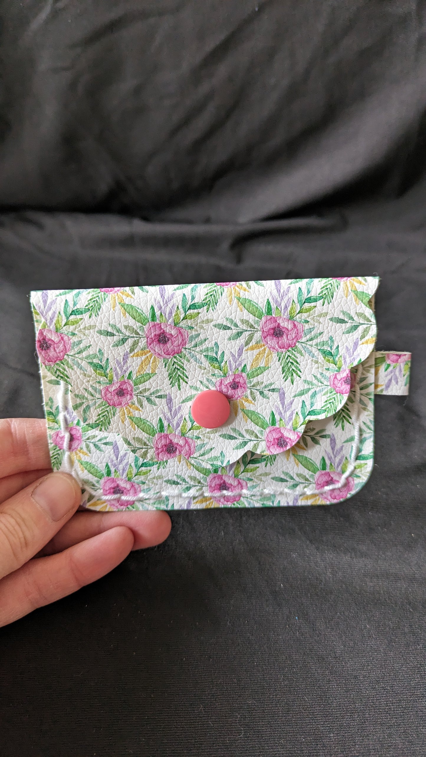 Flowers coin purse
